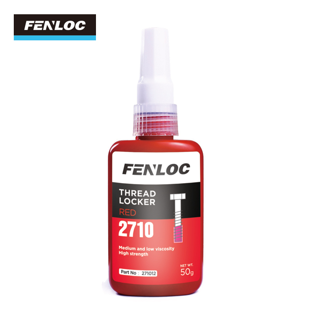 10ml 50ml Oil Resistant 271 Glue for Thread High Strength Acrylic Red Liquid Threadlocker Anaerobic Adhesive