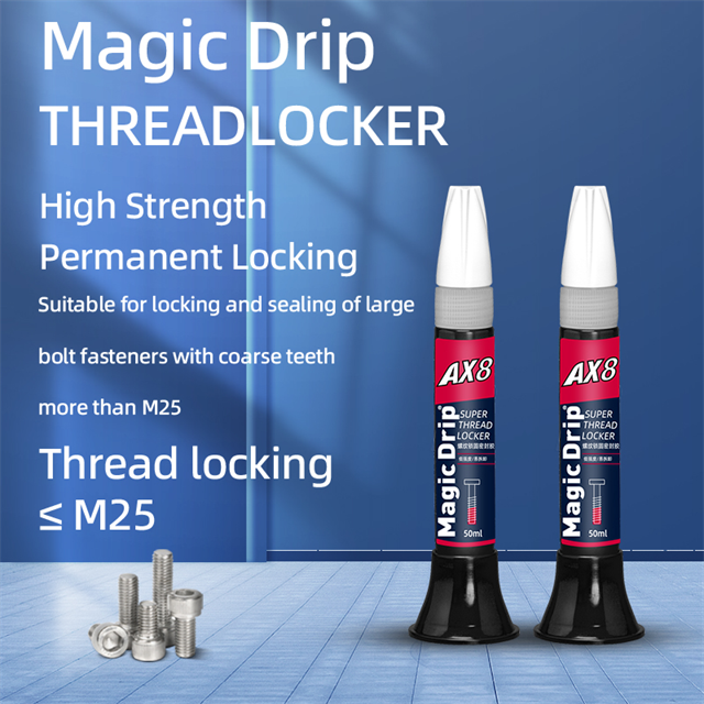 Ultra High Strength 50ml Threadlocker Large Bolt Fasteners Locking And Sealing More Than M25