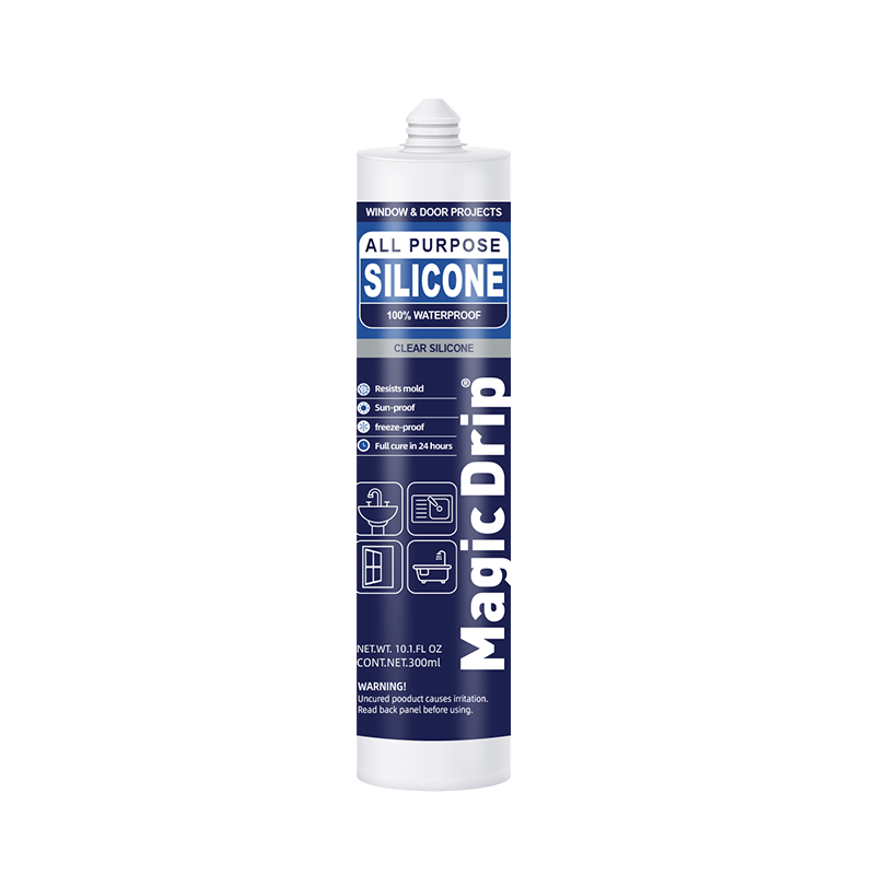 White GP Silicone Sealant Waterproof Clear Adhesive for Window Bathroom